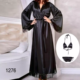 Pack of 03 - Nighty Beautiful Bridal Black / Hot Sexy Silk Long Gown