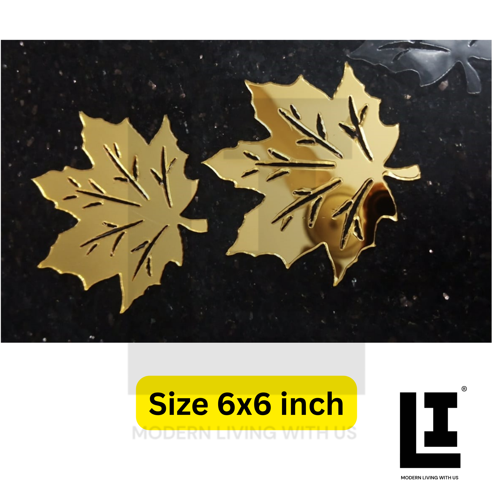 0860afd733ef2ca2ed1cdac8130fdfdd.png LIFEINNO | Kashmiri Leaf Acrylic Mirror Wall Decor | Acrylic Mirror