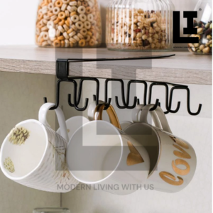 188178542f99e8a3ef52f96709161741.png LIFEINNO | Double Cup Hanger Under Cabinet Mug Holder Kitchen Coffee C