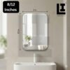 1c6ecd39b45cf025015e1f76dc0c680a.jpg LIFEINNO | Square Mirror Sticker Set | DIY Decorative Wall Mirror