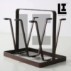 1f4a086133c2bd75ed839f429b557015.png LIFEINNO | 6 Hook Metal Glass Stand Mug Holder with Wood Base Professi