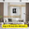 LIFEINNO | Premium Straight Patti Acrylic Mirror Border Strip - Vol 28