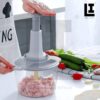 LIFEINNO | Manual Food Chopper – Hand Push Vegetable & Onion Chopper