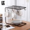 261ca583e62955172716d53640a74926.jpg LIFEINNO | Home & Lifestyle 6-Hooks Iron Coffee Rack Organizer