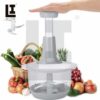LIFEINNO | Manual Food Chopper – Hand Push Vegetable & Onion Chopper
