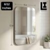 35e3babc1adb883e0db30e34a60ca8da.jpg LIFEINNO | Square Mirror Sticker Set | DIY Decorative Wall Mirror