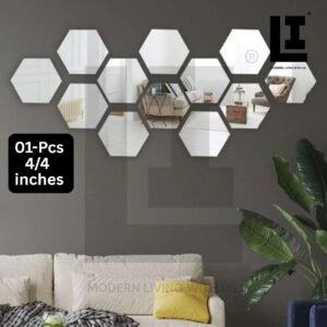 LIFEINNO | Hexagon Mirror Wall Decor – Self Adhesive Acrylic Decorative Mirror for Bedroom, Living Room & Home Hexagon mirror, hexagon mirror wall decor, acrylic mirror sticker, self adhesive mirror, mirror wall tiles, hexagonal mirror, home decor mirror