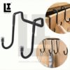 622e74ff53a7554f7e5cf17381db4b38.jpg LIFEINNO | Double Hook Wall Hanger | Heavy Duty Metal Dual Hook for