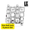 653f73b6369a30cadbc48da5e274354c.png LIFEINNO | Geometric Square Acrylic Mirror Wall Art | Acrylic Mirror