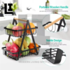 6ce047bbab8218e7655aa46b2dee4401.png LIFEINNO | Premium 2-Tier Fruit Basket with Ergonomic Wood Handle
