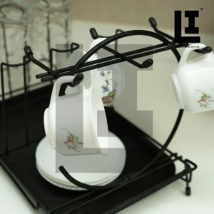 LIFEINNO | Premium Metal Glass and Cup Stand Holder for Kitchen