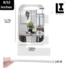 7f42ad0d238e318af2235f034d6f50db.jpg LIFEINNO | Square Mirror Sticker Set | DIY Decorative Wall Mirror