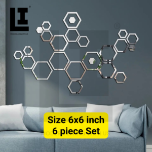 830d4b5edfceb789682c9b99d8ddb70d.png LIFEINNO | Hexagonal Hollow Acrylic Mirror Wall Decor - Vol 2
