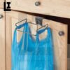 LIFEINNO | Heavy Duty Garbage Bag Holder | Easy-to-Use Trash Bag Hanger