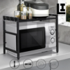 905d0e3ec290964f4efe3b8f7274668e.png LIFEINNO | 2 Layer Microwave Oven Stand Rack | Kitchen Organizer Shelf