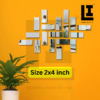LIFEINNO | Rectangular Acrylic Mirror Wall Panel | Acrylic Mirror