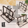 92f0fff49a4027fab30f22449182d4ab.png LIFEINNO | 6 Hook Metal Glass Stand Mug Holder with Wood Base Professi
