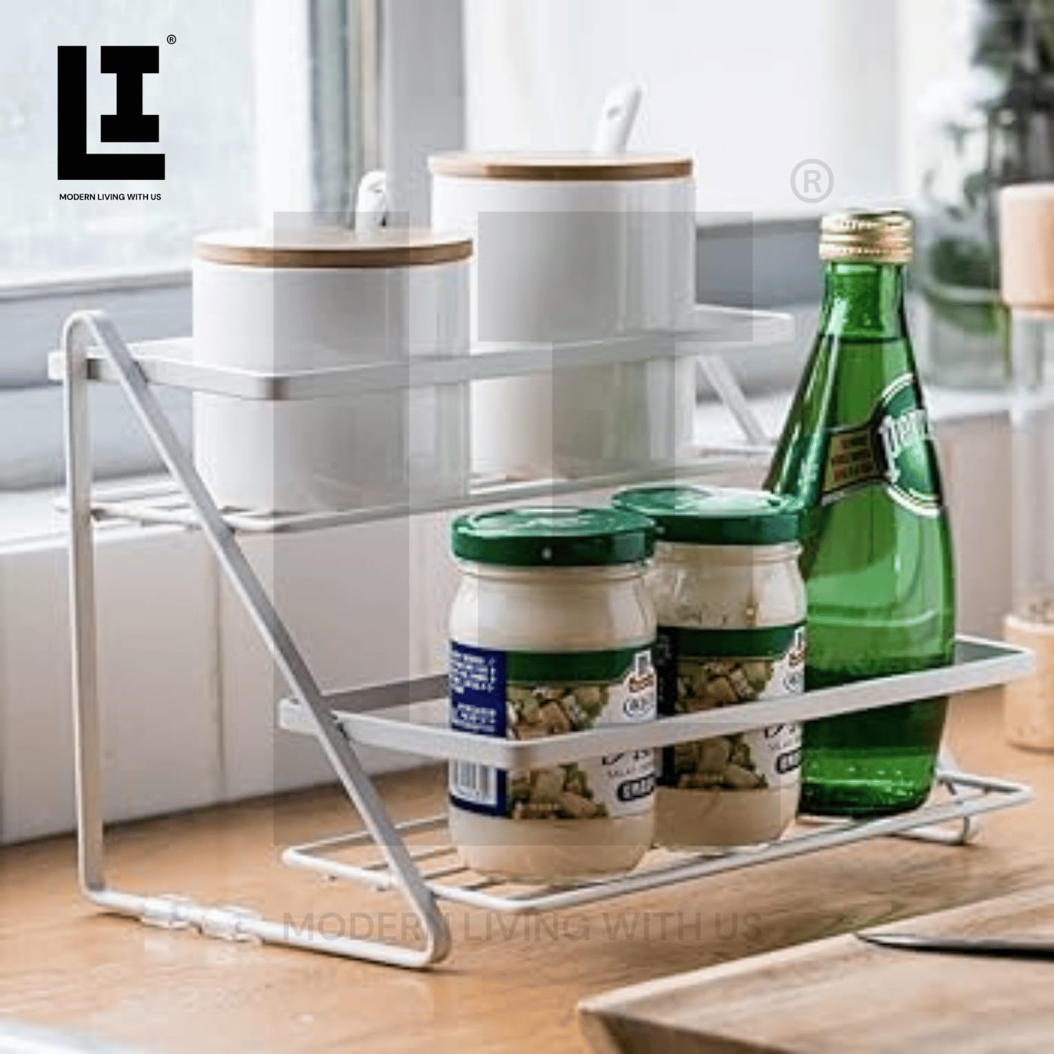 9c173a64a233fb03377152388907c849.jpg LIFEINNO | 2-Layer Spices Rack – Stainless Steel Kitchen Organizer