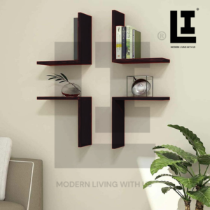 a6217718f9b51776da26f90dbfe21d49.png LIFEINNO | L Shaped Liven Wall Shelves Set of 4 Decorative Floating Sh