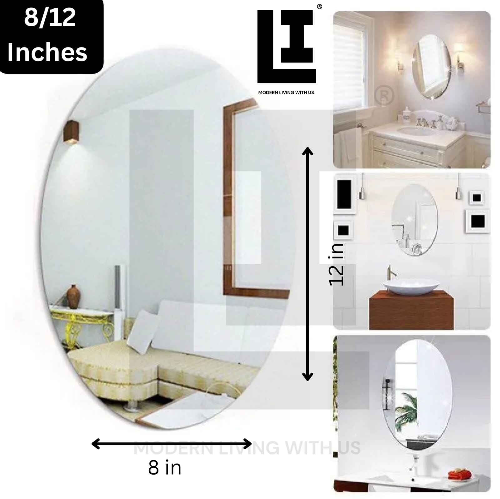 a70d709c4f1e0fc29513ebfabedb8ac7.jpg LIFEINNO | Oval Mirror Wall Sticker – Self Adhesive Decorative Mirror