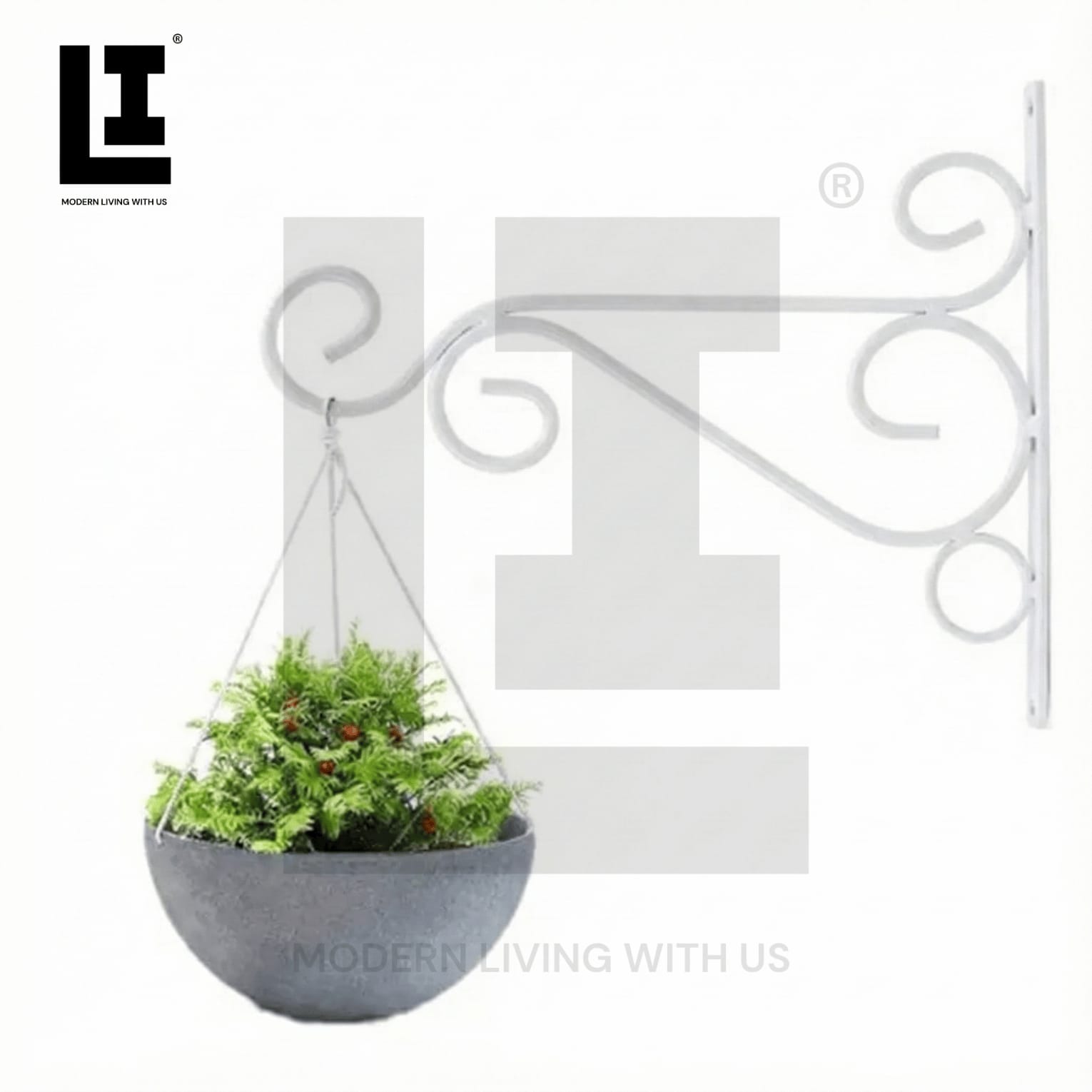 a8dc356c0c67537a089452f8690af988.jpg LIFEINNO | Iron Garden Wall Hanging Stand –(Only Stand)Heavy Duty