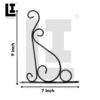 LIFEINNO | Iron Garden Wall Hanging Stand