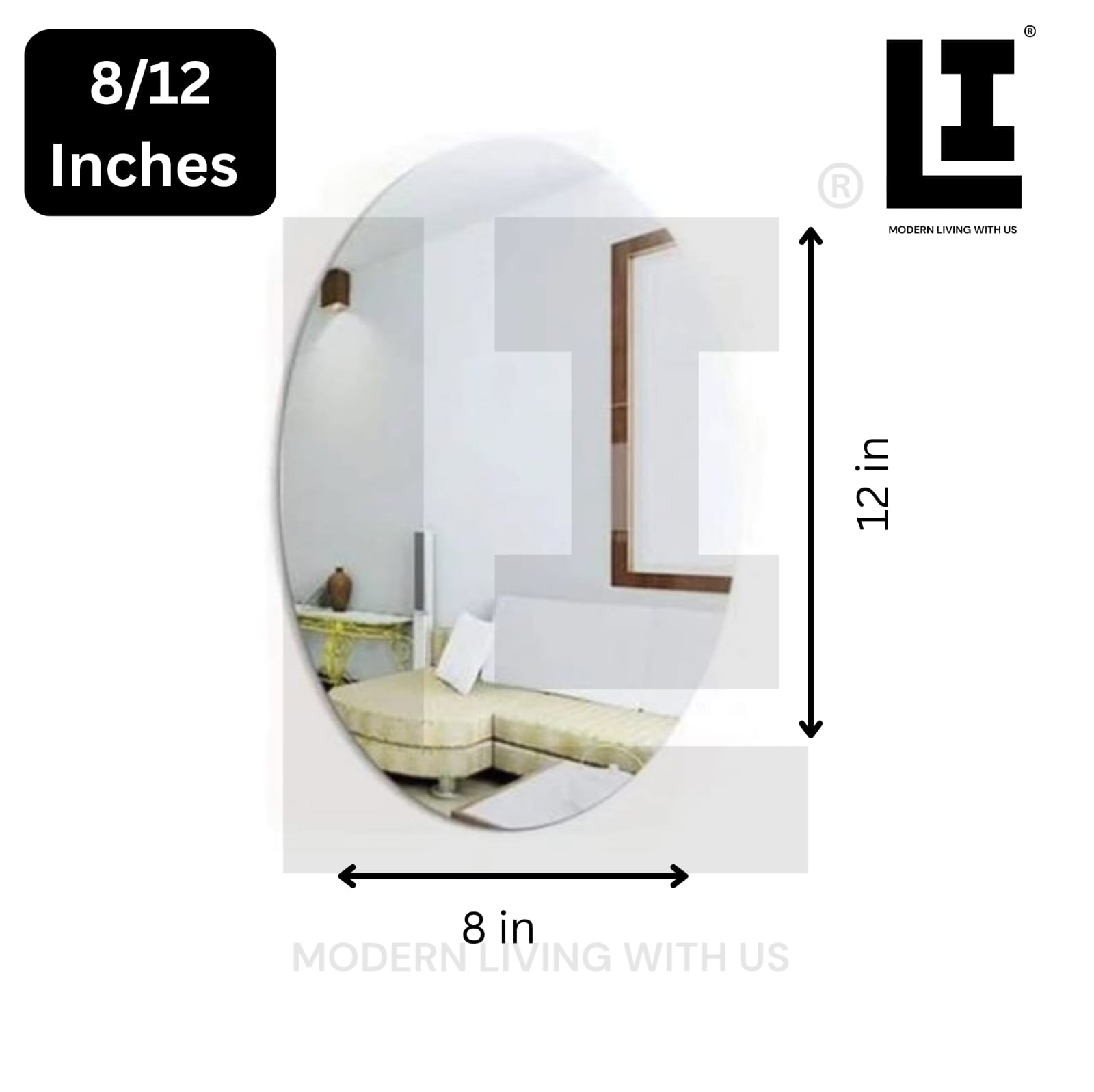 d728091b5f4db51fd9871a8b2385e70d.jpg LIFEINNO | Oval Mirror Wall Sticker – Self Adhesive Decorative Mirror