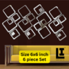 decef82b1fc3242cb5f9687d9fbc78a0.png LIFEINNO | Geometric Square Acrylic Mirror Wall Art | Acrylic Mirror