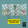 e415fb50f8e68b3990addd3d2d80fd03.png LIFEINNO | Abstract Geometric Square Cutting Acrylic Mirror Wall Art - Vol 2