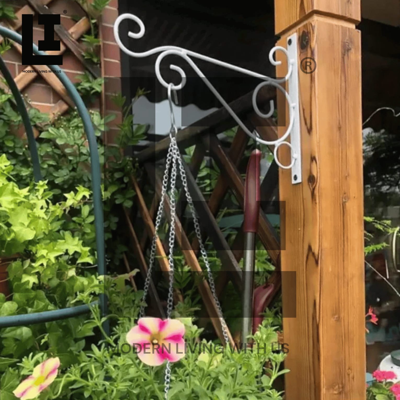 e8a9a28f08ef92a9790c25d13f6eea87.jpg LIFEINNO | Iron Garden Wall Hanging Stand –(Only Stand)Heavy Duty