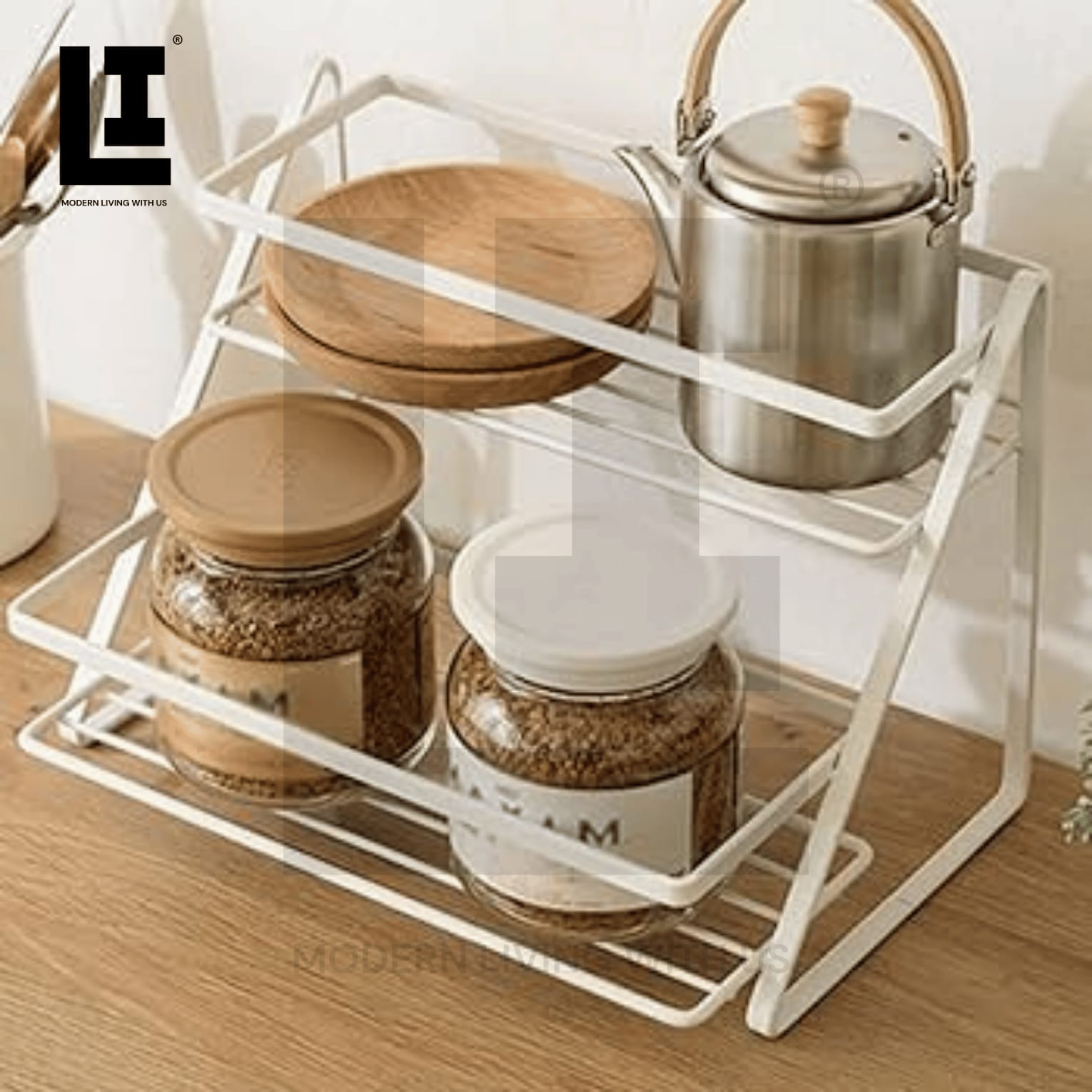 eaa81967371b309285b980ec63fceb94.jpg LIFEINNO | 2-Layer Spices Rack – Stainless Steel Kitchen Organizer