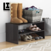 edb96a493006d7280532ce70bf80c436.png LIFEINNO | 2-Layer Minimalist MDF Wooden Shoe Rack - Middle East Style