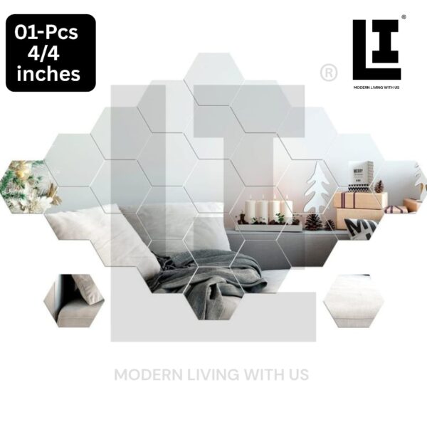 f05520dcb1aaddf8b52cac062b8c4e55.jpg LIFEINNO | Hexagon Mirror Wall Decor – Self Adhesive Acrylic