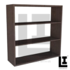 LIFEINNO | 3-Tier Wooden Kitchen Wall Shelf - Multipurpose Cabinet Sto