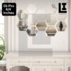 f17d47e1159368746a8a842b7428727d.jpg LIFEINNO | Hexagon Mirror Wall Decor – Self Adhesive Acrylic