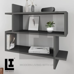 LIFEINNO | Premium 3-Layer MDF Wooden Decorative Wall Shelf - Modern Floating Wall Rack, Book Shelf, Trophy & Certificate Display Organizer for Home & Office